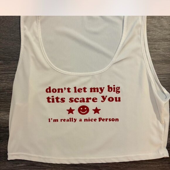 WHITE DROP TOP SIZE 4X - Picture 2 of 3